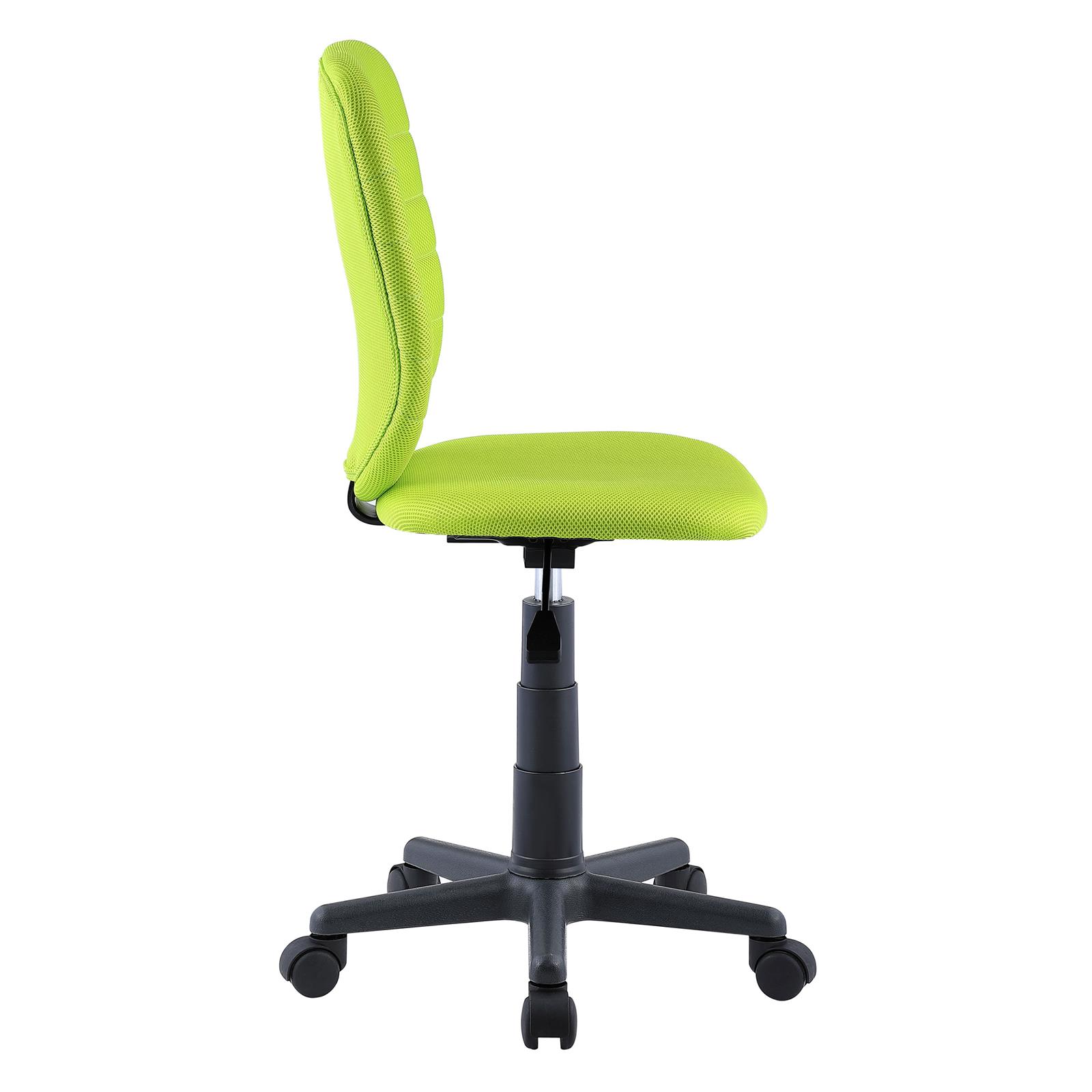 Chaise de bureau pour enfant DISCOVERY, en mesh vert   MobilMeubles