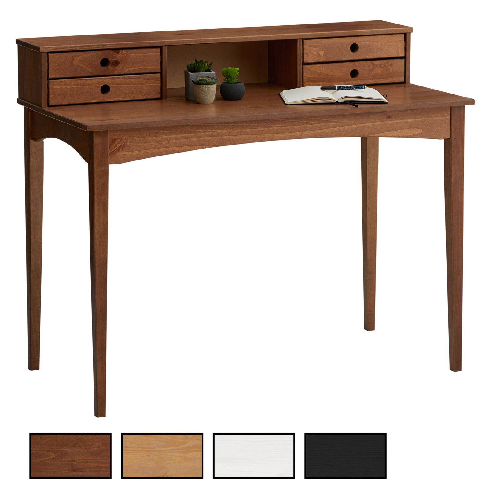 Bureau d'appoint avec 1 tiroir et 1 niche de rangement