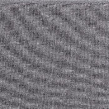 Lit futon double NIZZA, 160 x 200 cm, avec sommier, revêtement en tissu gris
