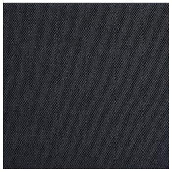 Lit futon simple NIZZA, 90 x 190 cm, avec sommier, revêtement en tissu noir