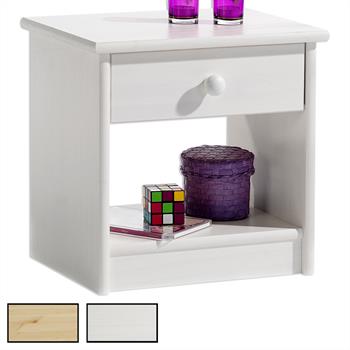 Table de chevet en pin MORITZ, 2 coloris disponibles