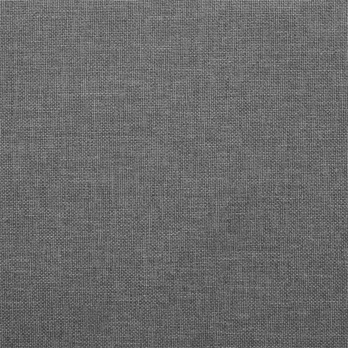 Lit double SAMUEL, 160 x 200 cm, avec sommier, revêtement en tissu gris