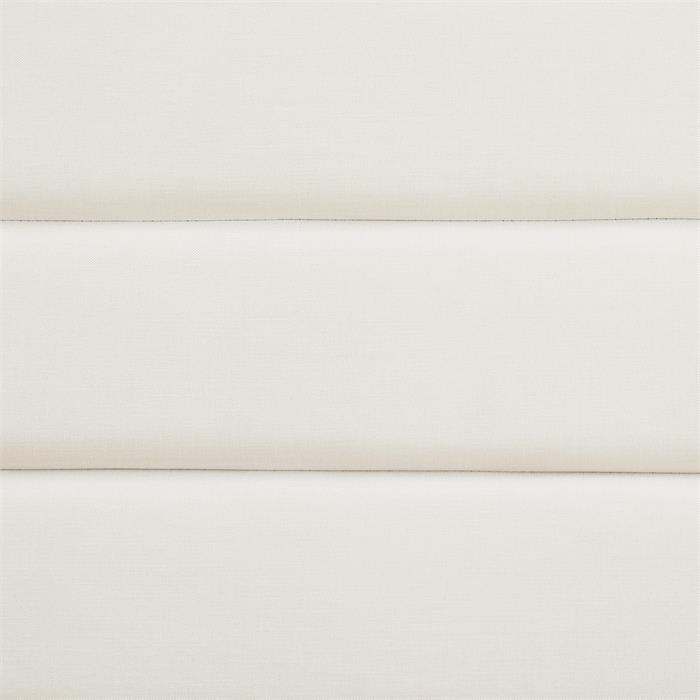 Lit 1 place FLORIDA, 90 x 190 cm, capitonné avec sommier, revêtement en tissu blanc