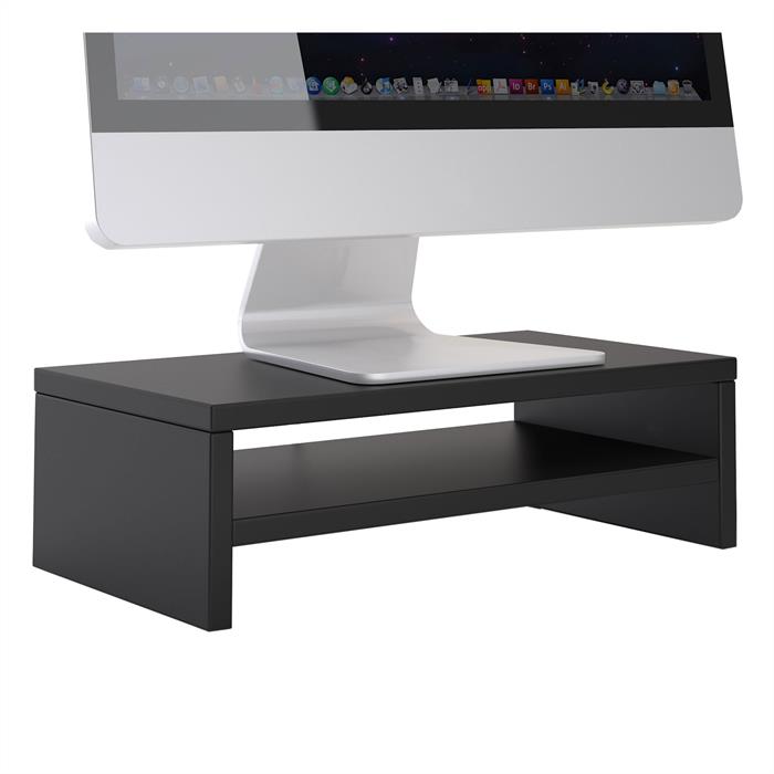 Support D'écran D'ordinateur Display, En Mélaminé Blanc Mat - Accessoire de  bureau BUT