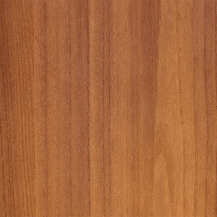Chiffonnier SEETA avec 4 tiroirs, en bois de paulownia lausré brun et rotin