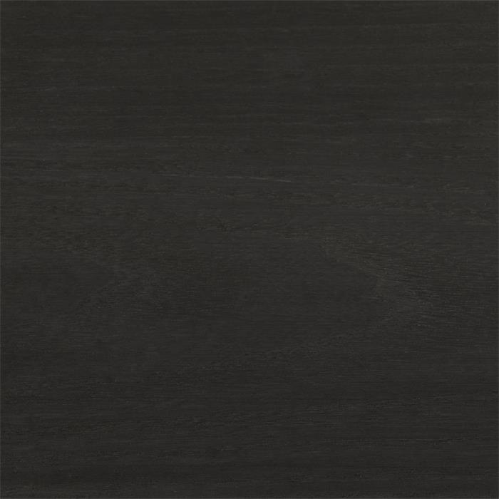 Table de chevet KIRAN 1 tiroir, en bois noir et lin